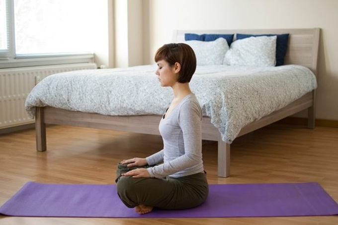 Tập yoga thư giãn, giải tỏa căng thẳng