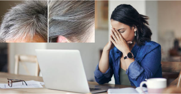 Tâm lý căng thẳng, stress thường xuyên là thủ phạm gây tóc bạc sớm