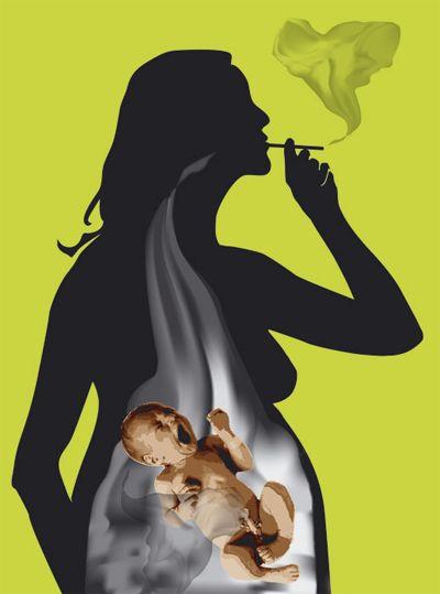 Phụ nữ mang thai hút thuốc làm tăng nguy cơ dị tật thai nhi