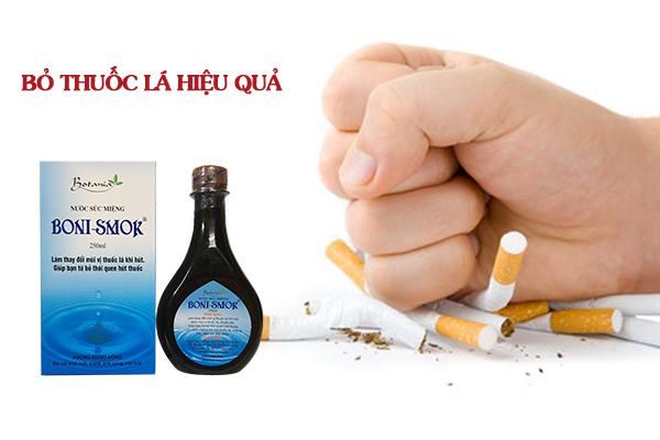  Boni-Smok- Nước súc miệng giúp bỏ thuốc lá thành công nhanh chóng và an toàn