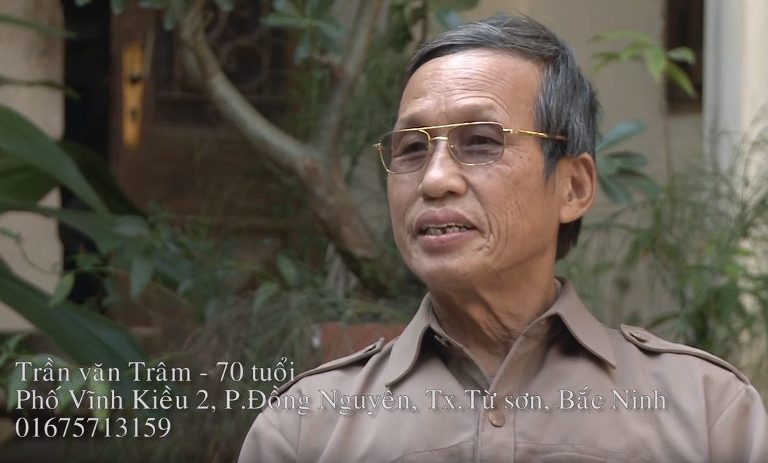 Bác Trần Văn Trâm, 71 tuổi