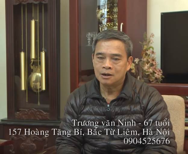 Bác Trương Văn Ninh, 67 tuổi
